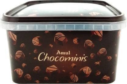 Image of Amul CHOCOMINIS 250GM (BAR)(250 g) Truffles (2 x 125)