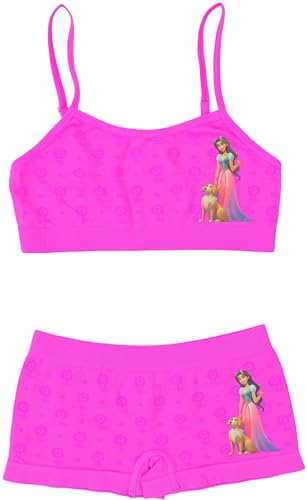 Image of ToBeInStyle Girl Pack of 6 Set Spaghetti Strap Training Bras & Boyshorts Bikinis