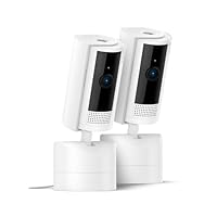 Ring Pan-Tilt Indoor Camera | Plug-In Pet Security Camera | 360 pan & 169 tilt coverage, Manual Privacy Cover, HD video, Two-Way Talk, Wi-Fi | 30-day free trial of Ring Home | 2 Cameras