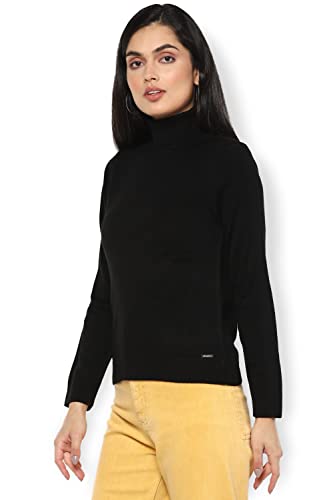 Image of Van Heusen Women's Acrylic Turtle Neck Sweater
