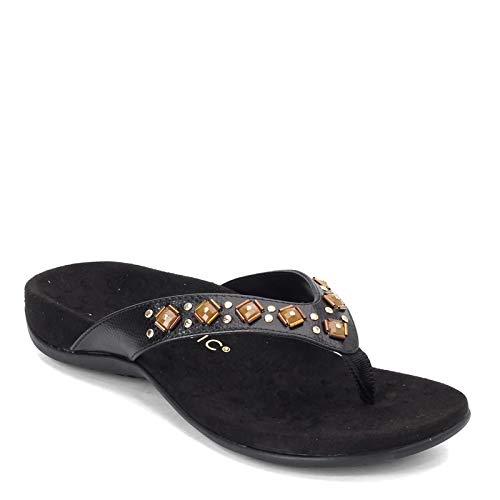 Vionic Women's, Floriana Thong Black 8 M