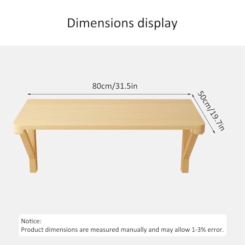 Table à manger compacte et bureau mural pliant en bois pour studio - 3