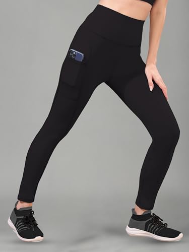 Image of Women High Rise Gym Wear Tights Stretchable Yoga Pants Fitness Leggings Gym Pants Multipurpose Slim Fit Track Pant Workout Active Wear Lower
