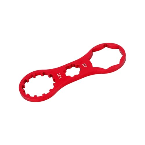 Aluminum Alloy Fork Wrench for Mountain Bike Suspension Crowns Cap Removal Installation Antislip Design Compacts Tool Aluminum A