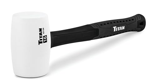 Titan 16oz White Rubber Mallet