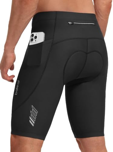 baleaf Men's Cycling Shorts Padded Bike MTB Short Padding Road Bi...