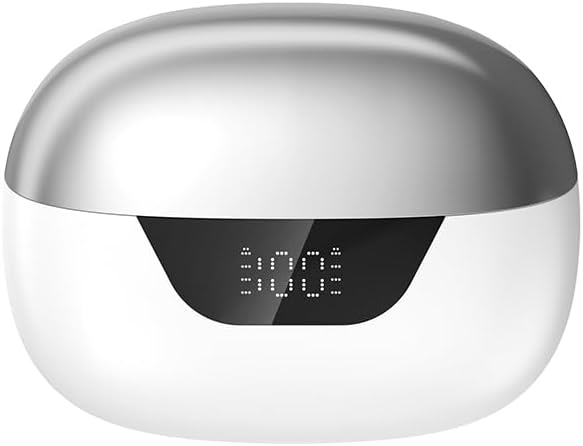 Wireless Earbuds Bluetooth 5.3, 48H Playtime LED Power Display, IPX7 Waterproof Stereo Earphones in-Ear Bluetooth Headphones Noise Cancelling Mic for Sports,Phone,Tablet,Laptop(White) - Image 6