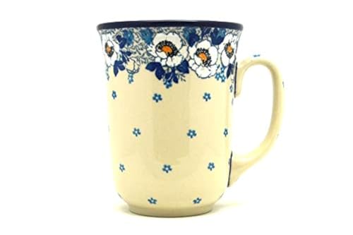 Taza de Cerámica Polish Pottery 16 oz Blanco miniatura 1