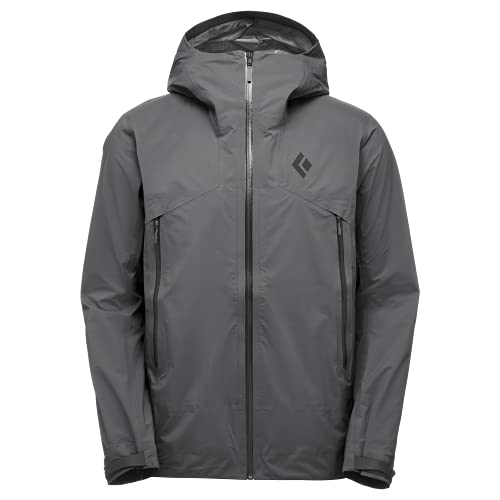 Black Diamond Mens Helio Active Ski Shell/Jacket, Slate, Small
