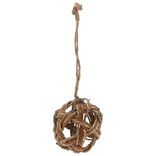 LIOOBO ナチュラル チューイング ボール うさぎ 用 おもちゃ 健康促進と退