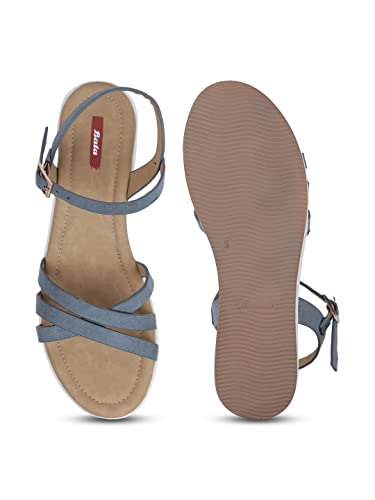 Bata Womens Derry Sandal Flats, (5619801) - Image 4