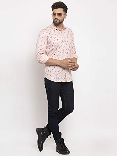 Image of Men's Cottonblend Printed Shirt White