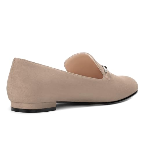 Image of Women's Loafers, Slip On Round Toe Comfortable Flats for Women Dressy and Work, Womens Business Casual Shoes