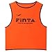 FINTA サッカー フットサル ジュニアサイズ 少年用 フリーサイズ ビブス FT6554 1枚 番号なし 全8色 ゲームベスト 6100 オレンジ