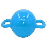 KiBcsLic Kettlebell de Agua Ajustable con Doble Asa Pesa Rusa Portátil para Fortalecimiento Y Modelado Corporal Equipo de Fitness con Base Segura Material PVC, Azul