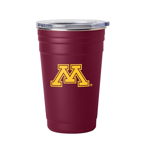 Image of Logo Brands NCAA 22 oz Stainless Steel Tailgate Cup -Double Wall Vacuum-Sealed Durable For Hot & Cold Drinks, Perfect for Gameday & Tailgating