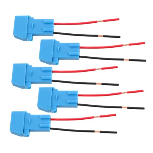 5 Pezzi Porta Fusibili Auto Inline Adattatore Plug Compatibile Multitaglia per Protezione Veicolari Resistente Temperature