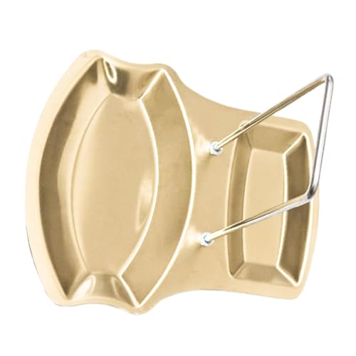 Cabilock Stainless Steel Pot Lid Organizer Rack with Spoon Rest No Drill Wall Mount Easy Clean Storage for Kitchen Countertops Versatile Holder for Various Lid