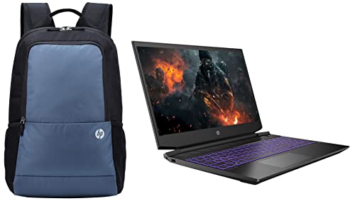 Image of HP Pavilion Gaming AMD Ryzen 5 5600H Processor 15.6 inch(39.6cm) FHD Gaming Laptop, 15-ec2150AX & 100 Lightweight Backpack for 15.6-inch Laptop