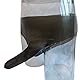 Transparente Schwarze Latex Slips für Männer,Rubber Herren Boxer Shorts Unterwäsche,Latex Mann Höschen mit Scheide-XL