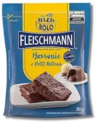 Mistura para Bolo, Brownie e Petit Gateau, 350g Fleischman