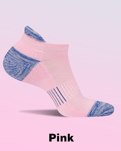Image of Ankle Socks Womens Athletic Running Comfort Cushioned 3 /5 /6Pairs