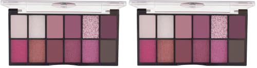 Image of MARS 12 Shades Dance of Joy Eyeshadow Palette | Highly Pigmented and Blendable | Multicolor | Matte and Shimmer Finish (13.2g) (01-Multicolor) (Pack of 2)