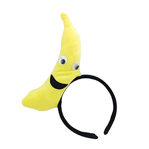 TOYANDONA Fruit Vegetable Headband Party Costume Hair Hoop Performance Headpiece, Banana - Image 2