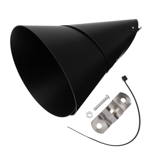 Deflector para comederos de pájaros jardín cobertura colgante resistente PVC 2