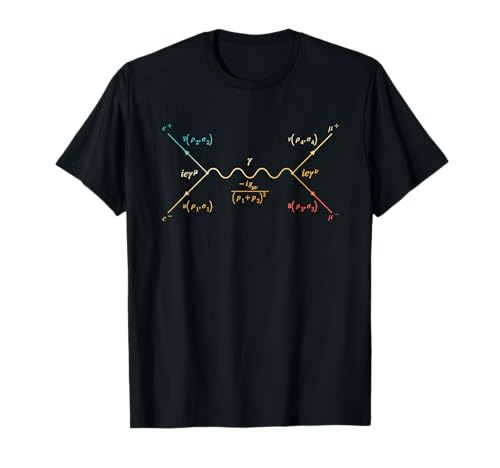 Feynman diagramm quantum physics science teacher student t-shirt
