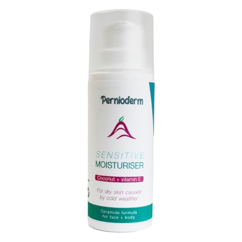 Pernioderm Sensitive Moisturiser With Ceramides & Vitamin E 50Ml | Calming Relief Formula With Coconut Oil