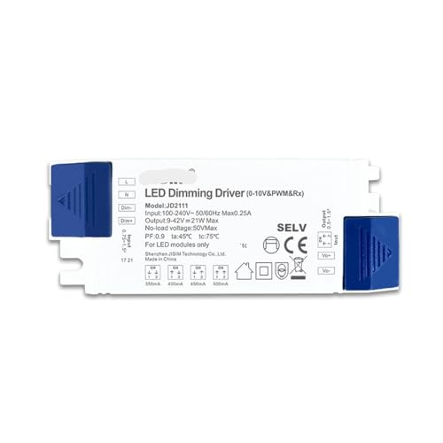 Pilote de gradation 0-10V sans scintillement pour éclairage sur rail 17W - 6