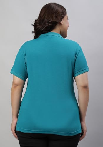 Image of Wear Your Opinion Womens Plus Size Polo Collar Neck T-Shirt Top