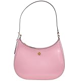 Tory Burch Emerson Small Patent Zip Shoulder Bag (pink)