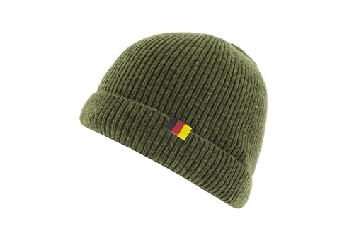 Bonnet en laine pour homme et femme Patriia tricoté en mérinos doux