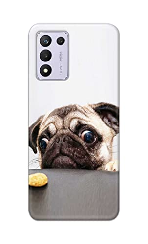 Image of PRINTFIDAA� Printed Hard Back Cover Case for Realme 9 5G Speed Edition | Realme 9 5G SE | Realme 9 SE 5G Back Cover (Pug Dog) -2808