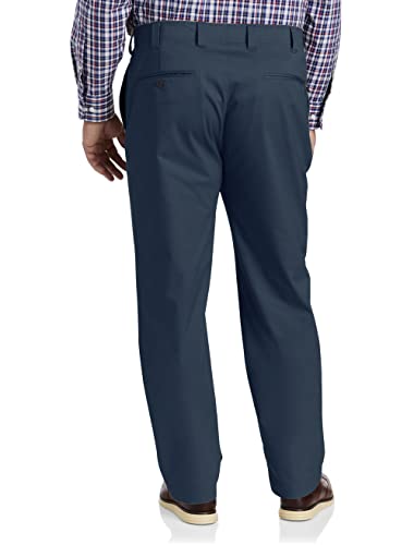 Oak Hill by DXL Men's Big and Tall Straight-Fit Tech Pants Blue Nights 54 x 302