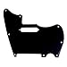 Jazzcaster/telemaster Hybrid Style Guitar Pickguard,1 pickup, 3Ply Black
