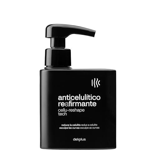 Deliplus Crema Corporal Anticelulítica y Reafirmante con Silicio Biofuncional - Tratamiento Diario para Piel de Naranja, 400 ml (Bote con Dosificador)