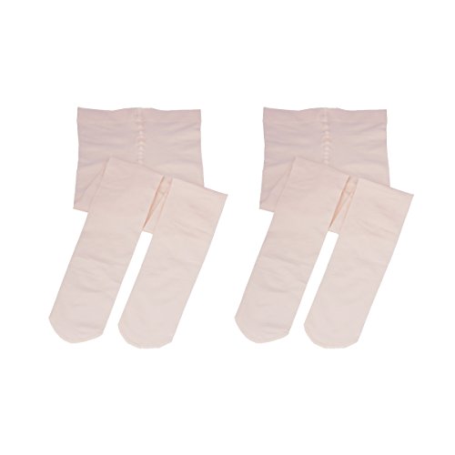 Image of 2 Pairs Girls' Ultra Soft Pro Dance Tights Ballet Transition Daily Student Tights (Toddler /Little Kid /Big Kid)