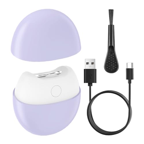 Cortador de uñas eléctrico - Lima silenciosa para uñas | Dispositivo eléctrico Pies | Doble velocidad, recargable, lámpara LED roja, colector, hombres, mujeres, mayores, uñas gruesas