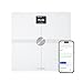 WITHINGS Body Smart - Accurate Scale for Body Weight and Fat Percentage, Body Composition Wi-Fi and Bluetooth Weight Scale, Baby Weight Scale, Smart Scale Apple Health Compatible, Bathroom Scale