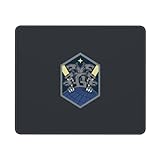 Mauspad Emblem Des Peterson-Schriever-Garnison-Drucks Schreibtischunterlage Waschbar Mausmatte Rutschfeste Mousepad Für Tastatur Büro Zuhause 25X30CM