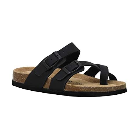 CUSHIONAIRE Kid's Luna JR Cork Footbed Sandal Cover
