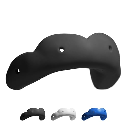 SISU Go Mouthguard, Charcoal Black - Low-Profile Front...