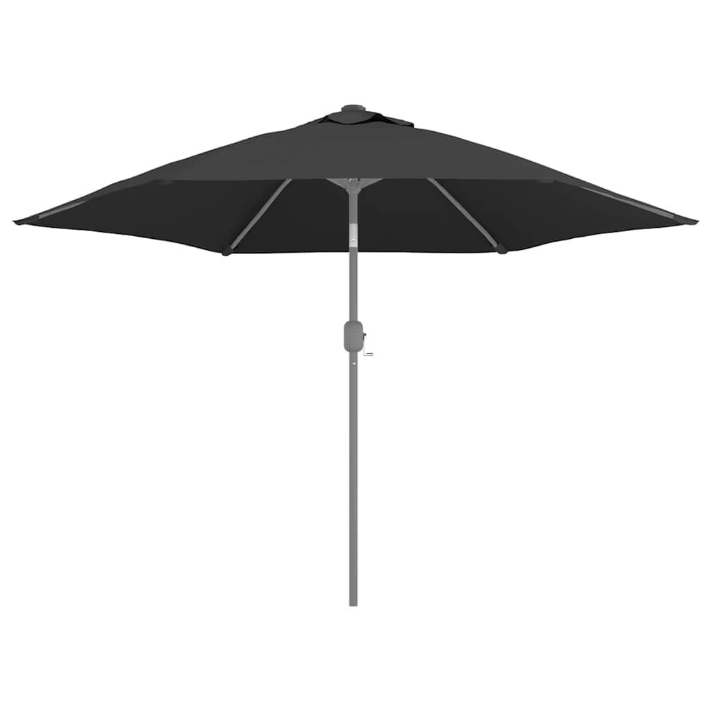 Ersatzbezug Sonnenschirm Anthrazit 300 cm Durchmesser aus UV-beständigem Polyesterstoff, wasserabweisend und winddicht für Garten, Balkon, Terrasse als Sonnenschutz und Regenschutz