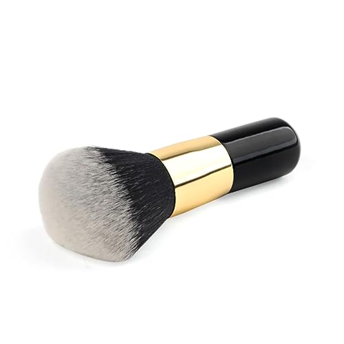 SOESFOUFU Makeup Brush Set Brush for Foundation Blush Concealer Flat Brush for Liquid Foundation Gold Black