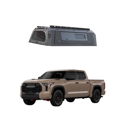 liujialibr Truck Bed Canopy Hardtop Canopy Accessories Covers, Tonneau Cover Pickup Truck Topper Compatible for Toyota Tundra 2001-2025 Bed Cover with Lock, for Different Size(Style A 6.5FT Standard)