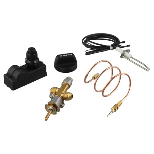 Válvula de control de gas de baja presión de latón con termopar de 600 mm para barbacoas 4