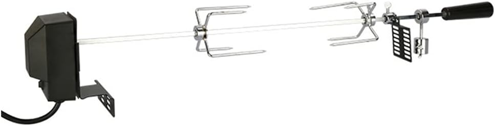BBQ Rotisserie Kit | Chicken Rotisserie Machine - Stable Rotation Fully Holder and Auto Flip Function for Universal Grilling Fixing Screws Sukuma